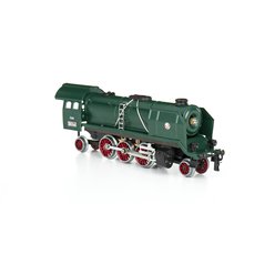 Parní lokomotiva Mikádo - zelená - Dvoukolejnicový systém