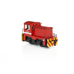 Dieselová lokomotiva T701 - červená se světly