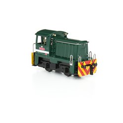 Dieselová lokomotiva T701 - zelená se světly - Dvoukolejnicový systém