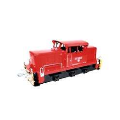 Dieselová lokomotiva T711 - červená - Dvoukolejnicový systém