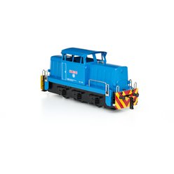 Dieselová lokomotiva T711 - modrá se světly - Dvoukolejnicový systém