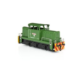 Dieselová lokomotiva T711 - zelená - Dvoukolejnicový systém