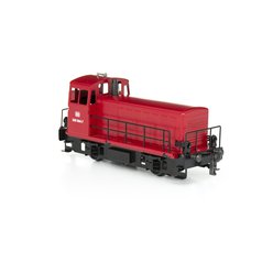 Dieselová lokomotiva 245 004-7 DB - červená se světly - Dvoukolejnicový systém