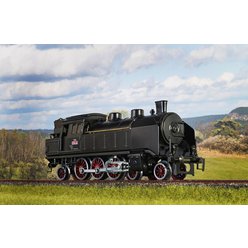 Parní tendrová lokomotiva ČSD 354.108 - černá - Dvoukolejnicový systém