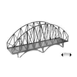 Most železniční obloukový šedý